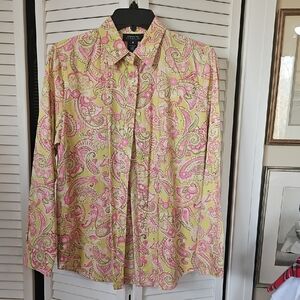 Lovely paisley cotton blouse